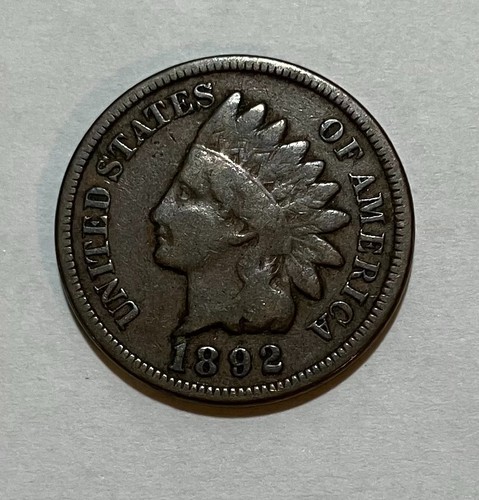 1892 indian head one cent - indian, u.s.