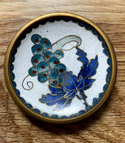 Anello smaltato cloisonne