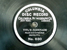 einseitige COLUMBIA DISC