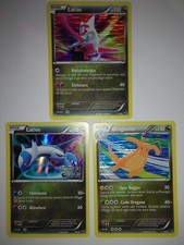 Pokemon Set Tesoro dei draghi - Lotto 3 Carte Latios/Latias/Dragonite Holo