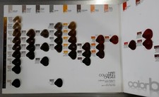 Cartella colori tinte capelli - cartella,