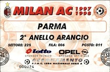 Biglietto stadio Milan AC vs