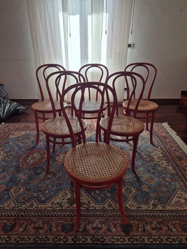 Sedie rosse thonet originali - thonet,