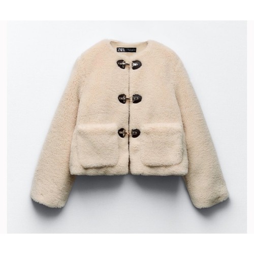 Zara giacca pelliccia