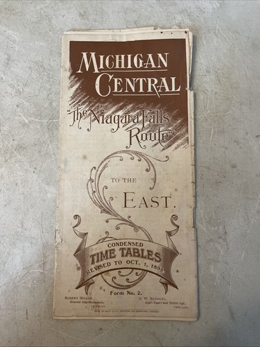 1895 michigan central - 1895, niagara