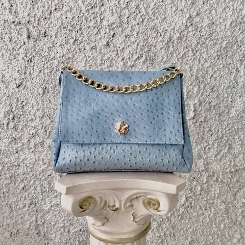Avon borsa azzurra con - azzurra, patta