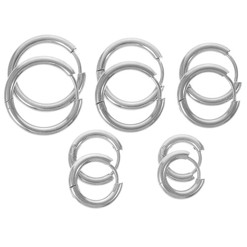 Pcs orecchini cerchio - ,
