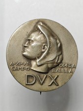 distintivo spilla 1933 XI Opera Balilla V Campo DUX 37mm Lorioli e Castelli