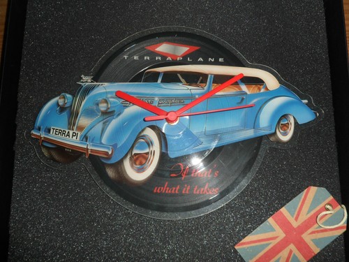 Terraplane clock vintage - terraplane,