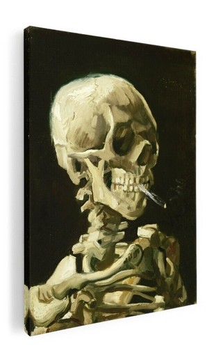 Quadro van gogh teschio con - -,