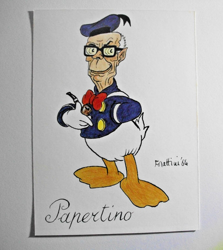 Cartolina illustratore giorgio - cartolina,