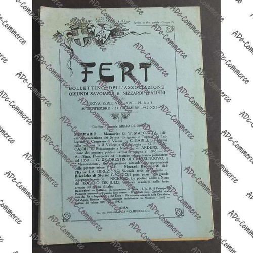 Fert bollettino associazione - fert,