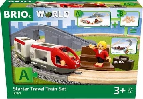 Starter set ferrovia legno - set,