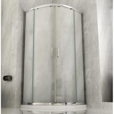 Box Doccia 70x90 Vetro Opaco 80x80 90x90 Semicircolare 6mm Scorrevole 190