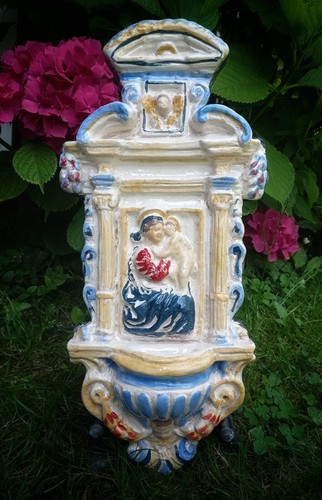 Acquasantiera terracotta