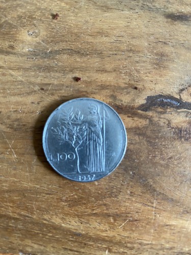 Moneta 100 lire - moneta,