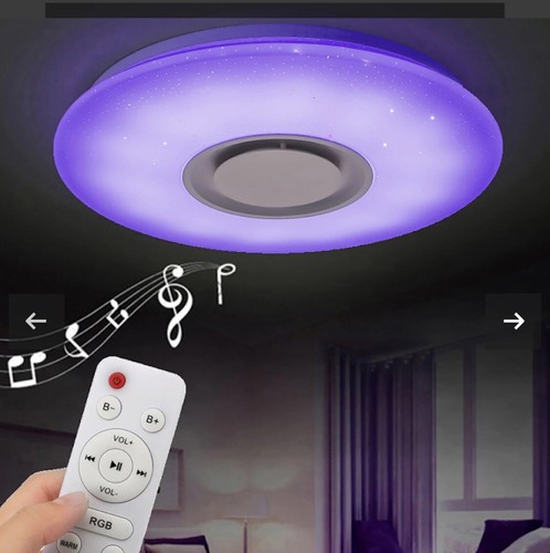 Plafoniera musicale led 62w - plafoniera,