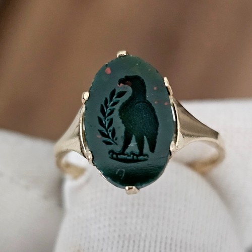 Anello antico oro giallo - , ct