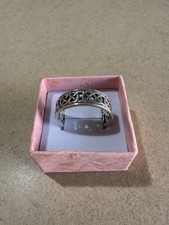 Anello Fascia Traforata Motivo Celtico Argento 925 5.9GR 20.7MM