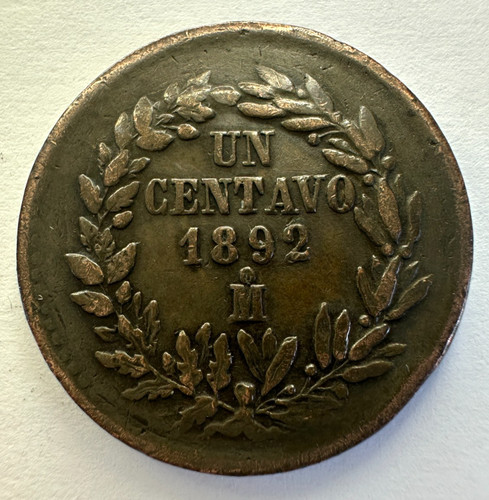 1892 messico moneta 1 - messico,