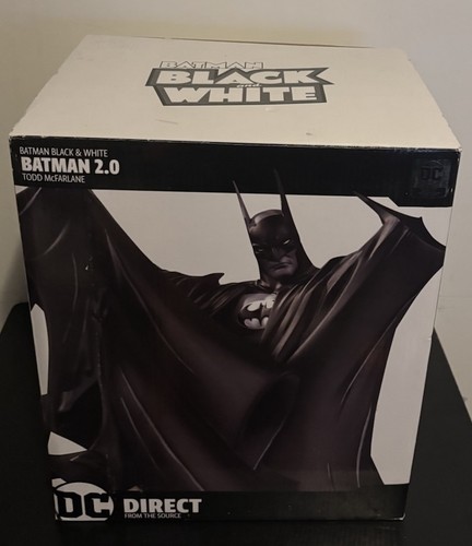 Batman statua bianco nero - statua,