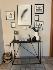 Mobile Console in metallo nero modello Edwin di Maisons su monde