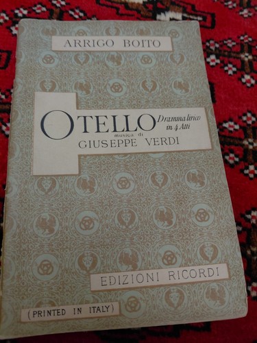 Raro libretto opera ricordi - libretto,