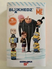Blokhedz Minions Cattivissimo Me Esselunga Con Scatola Collezione Completa NUOVO