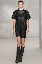 NWT ZARA LTHR 09 BLACK - REF