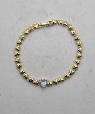 BRACCIALE DORATO A CUORICINI