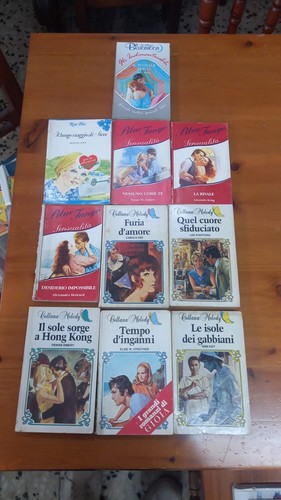 Lotto romanzi rosa vintage - 10,