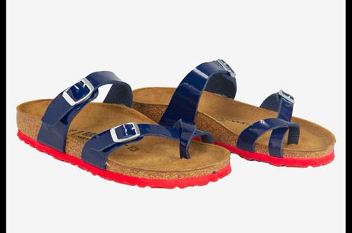 Sandali birkenstock blu con - sandali,