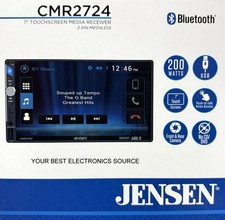 NUOVO autoradio Jensen CMR2724 2 DIN media digitale con LCD 7", Bluetooth