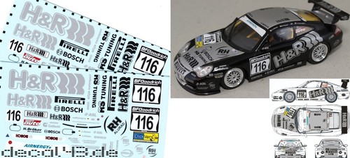 Decalcomania porsche 911 - 1/43,
