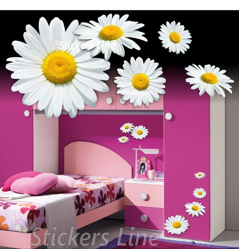 Adesivi margherite fiori per - adesivi,