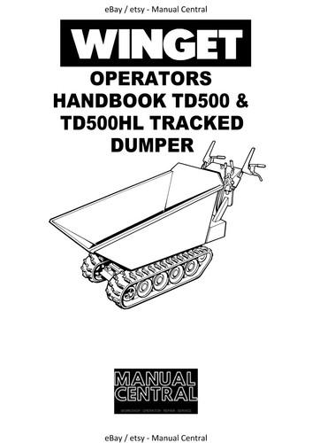 Winget td500 td500hl - winget, (honda)