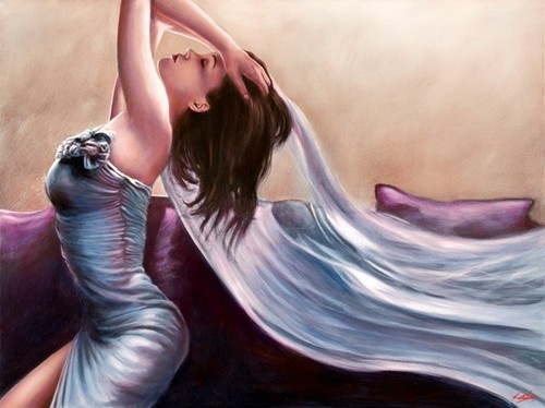 Quadro donna con - quadro,