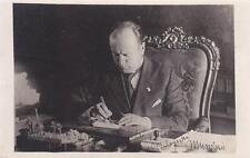 A9210) MUSSOLINI IN ABITO BORGHESE SEDUTO ALLA SCRIVANIA. ROMA OTTOBRE 1923.