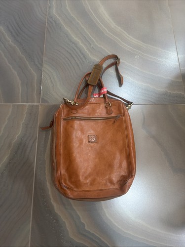 Borsa vintage pelle marrone - borsa, in