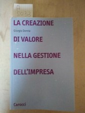 La creazione di valore nella