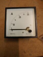 Amperometro Analogico modello 96MI Da 30A da pannello Vintage Nuovo