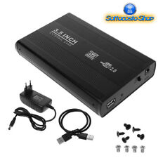 CASE BOX ESTERNO 3.5" SATA USB 2.0/3.0 ALLUMINIO PER HARD DISK IOS E WINDOWS