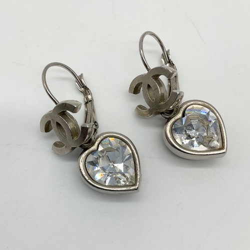 Orecchini chanel logo cuore - cc,