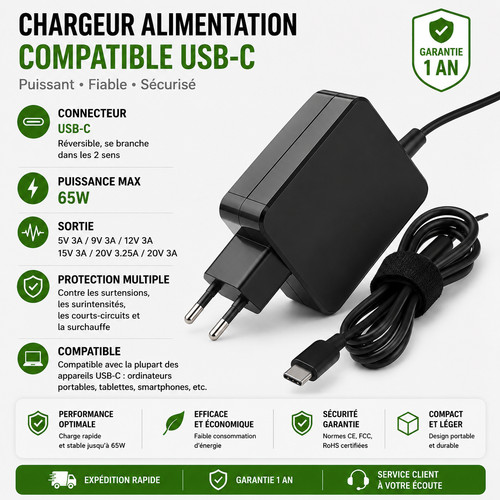 Pour lenovo dell - 65, hp