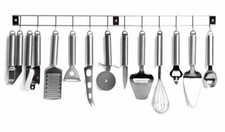 Barra Porta Utensili Cucina Acciaio Inossidabile Set 13 Pezzi Kitchen Artist