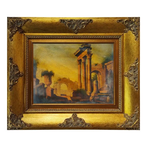 Dipinto mano olio tavola - dipinto, su