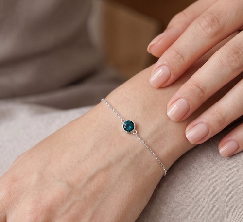 Bracciale catena pietre