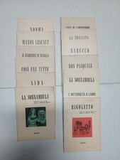 Lotto Libretti D'opera Ricordi
