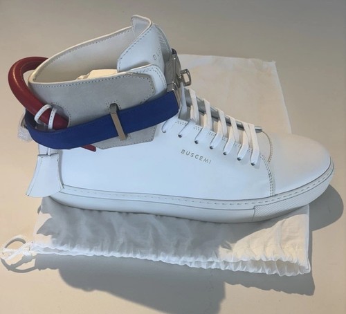 Buscemi 100mm pelle - pelle, bianca