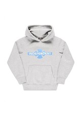 FELPA CAPPUCCIO INDEPENDENT YOUTH O.G.B.C. STREAK HOOD HEATHER GREY